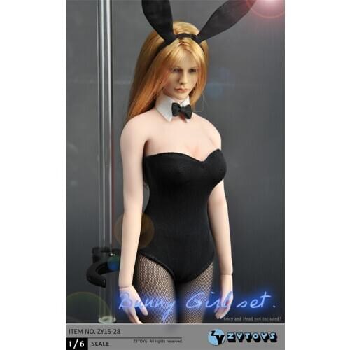 1/6 Sexy Bunny suit for 12inch phicen jodoll verycool kumik action figure DIY Collection Set