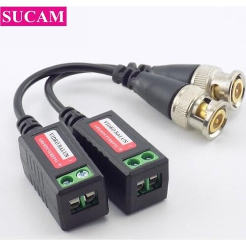 10 Pairs High Definition Twisted BNC CCTV Video Balun passive Transceivers UTP Balun BNC Cat5 Video Balun for HD AHD TVI CIV Cam