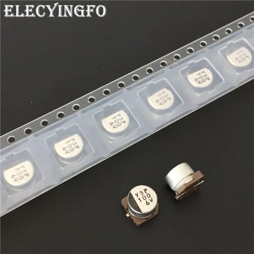 10pcs 100uF 6.3V NICHICON WF series 6.3x5.4mm 6.3V100uF Low Impedance Chip type SMD Aluminum Electrolytic Capacitor