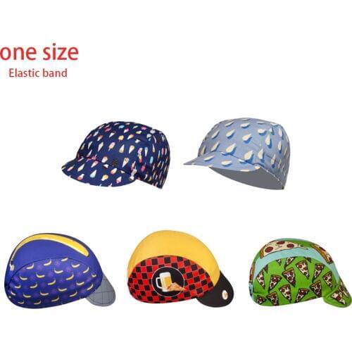 2020 NEW Cycling Caps BLUE/GREEN/YELLOW Breathable Bike Wear Hats Team Bicycle Headwear Men And Women