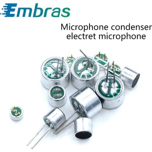 52DB Pickup Microphone 6*5 7*9 6*2.2MM Condenser Electret Microphone With Pin Without Microphone 5Pcs