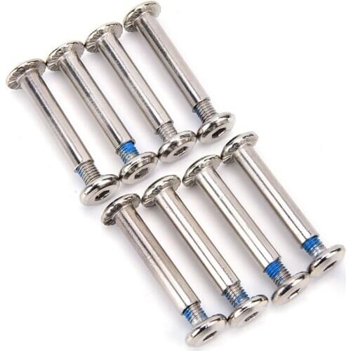 8Pcs Roller Skates Parts Axle Male And Female Screws For Child Kids Or Adult Inline Skates