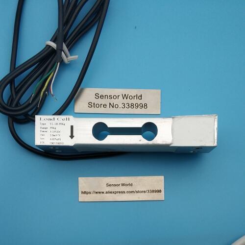 Aluminum alloy double hole parallel beam load cell sensor YL-1B-10kg YL-1B-20kg YL-1B-35Kg YL-1B-40kg YL-1B-50kg YL-1B-100kg