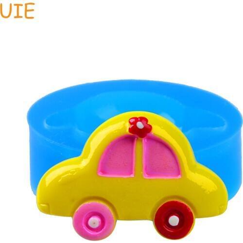 FYL508U 34mm Car Silicone Mold - for Cake Decoration, Fondant, Chocolate, Baking Tools, Cookie Biscuit, Gum Paste, Resin Clay