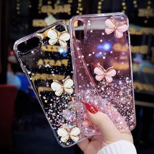 Ring Stand Bumper Glitter Case for Xiaomi POCO M3 M2 Pro F2 Pro Cover for POCO X3 NFC Redmi K40 NOTE 10 for Xiaomi 10T PRO Mi 11