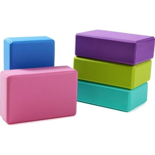 EVA Yoga Block Props Foam Brick Stretching Aid Gym Pilates Yoga Block Exercise Fitness Sport Body Shaping Training