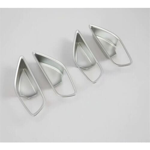 For Mazda 6 Atenza 2017 2018 ABS Matte Interior Inner Door Handle Catch Cover Trim Inserting Decal Panel Car Accessories