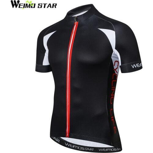 Weimostar Bike Team Racing Cycling Jersey Top Men Summer Mountain Bicycle Clothing Ropa Cilcismo Downhill MTB Bike Jersey Shirt