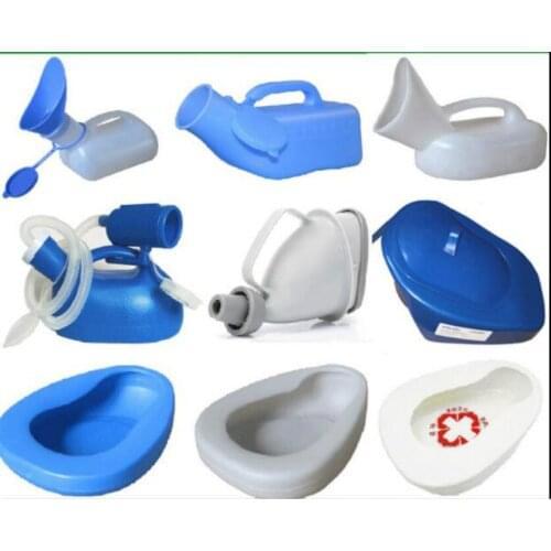 1000ml/ 2000ml Men pee pot Adult Pissing bed urinal pipe connected Mens Cover Thicken Portable Old Man Large Capacity Chamber