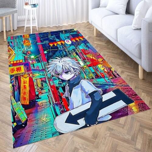 Hunter X Hunter Carpet Decora Home Bedroom Kitchen Anti-slip Mat Rug Doormat Aisle Floor Mat Bath Mats Doormat