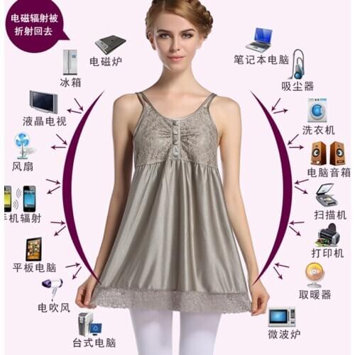 Fashionable radiation protection suit maternity clothes Radiation protection sling silver fiber four seasons vest clothes