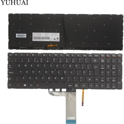New UK keyboard For Lenovo YOGA 500 yoga500-15 500-15IBD UK keyboard Backlit no frame