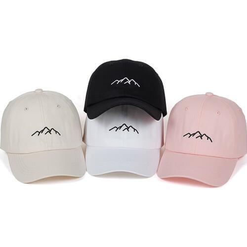 2018 new Mountain range dad hat Mens Womens cotton Baseball Cap Adjustable Snapback Caps Fashion golf cap hats Bone Garros