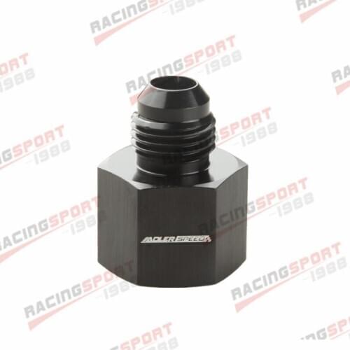 New AN-8 8AN Female To AN-6 6AN Male Flare Reducer Fitting Aluminum Alloy Black
