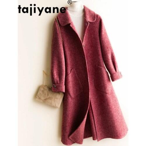 Autumn Women Winter Clothes 2021 Korean Casual Formal 100% Long Wool Coat Elegant Work Office Lady Outerwear Abrigo Mujer ZT2470
