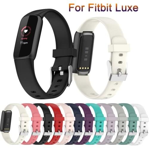 Band Straps For Fitbit Luxe Soft Silicone Wrists Waterproof Replacement WatchBand For Fitbit Luxe Smart Watch Accessories Correa