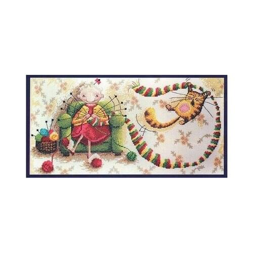 Cross Stitch Set Chinese Cross-stitch Kit Embroidery Needlework Craft Packages Cotton Fabric Floss New Designs EmbroideryZZ601