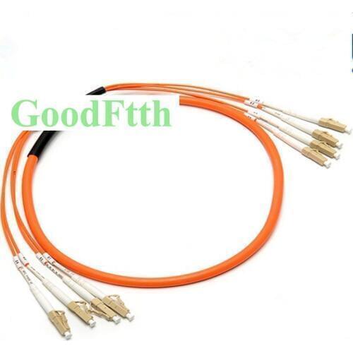 Fiber Patch Cord Jumper LC-LC Multimode 50/125 OM2 Trunk Breakout 2.0mm 4 Cores GoodFtth 20-50m