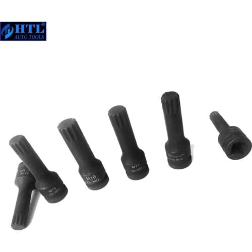 1PC) 1/2" DR.Impact Spline Bit Socket Set M13 M14 M15 M16 M18 78mm length