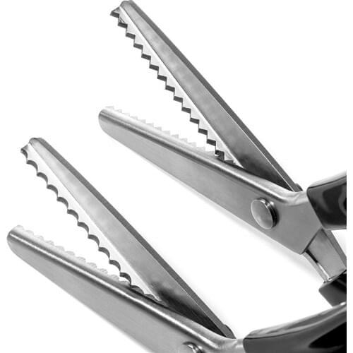 1PCS DIY Necessary Sewing Tools Tailors Scissors 3mm/4mm/5mm/7mm Zigzag/Wave Lace Dressmakers Shears