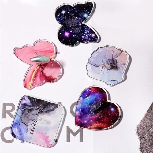 1Pcs Nail UV Gel Display Plate Retro Colourful Nail Plate Tips Display Showing Stand Board Palette Nail Art Practice Tools