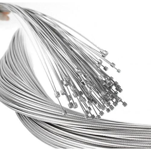 1 Pcs Bicycle Shift Cable MTB Mountain Road Bike Cycling Bicycle Aluminum Brake Cable Tips Crimps Derailleur Shift Cable End Cap