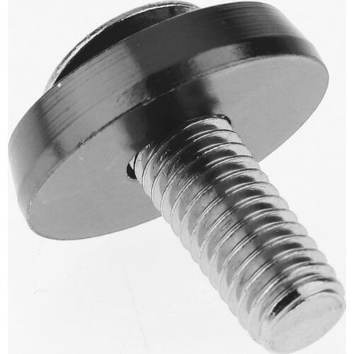 10PCS Car Reinforcement Aluminum Washers Gasket and 10PCS 6mm Screw Black