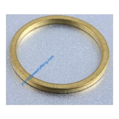 1000 PCS Raw Brass 21*1.5*1.5mm copper Rings fashion jewelry findings jewelry Connectors Quoit
