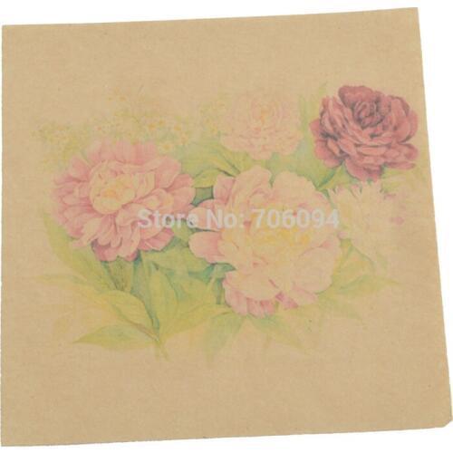 200PCS 10x10cm &13x13cm Pudding Bottle Sealing paper Mini Square kraft package paper gift paper
