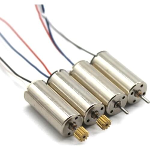 4PCS 8520 Hollow Cup Motor FPV RC Drone Motor 3.7 8520 CW CCW Coreless Motor for DIY Mini Indoor Quad Aircraft
