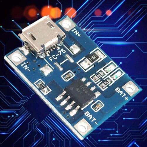 5 Pcs 5V USB Lithium Battery Board Charger Module Protection Dual Functions TP4056 Special Charging Board For 1A Lithium Battery