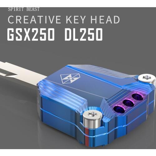 SPIRIT BEAST motorbike DL250 key cover motorcycle modification accessories personalized key cover GSX250 key shell free shipping