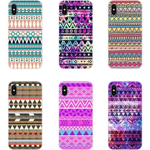 TPU Skin Case For Apple iPhone X XR XS 11Pro MAX 4S 5S 5C SE 6S 7 8 Plus ipod touch 5 6 Custom Girly Floral Tribal Aztec culture
