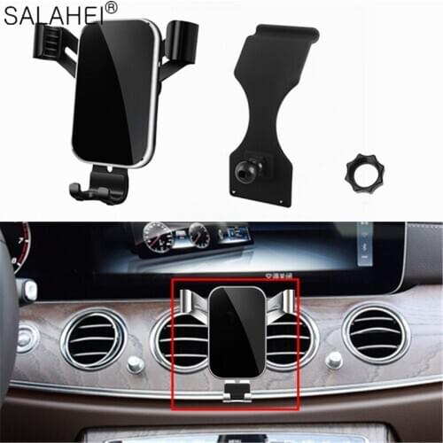 Mobile Phone Holder For Mercedes-Benz E Class W213 2017 2018 2019 Air Vent Mount Bracket Cell Stand Support Smartphone Bracket