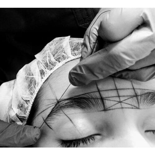 String For Microblading Eyebow Marker thread Tattoo Brows Make Up Dyeing Liners Thread Semi Permanent Tattoo Measuring Tool