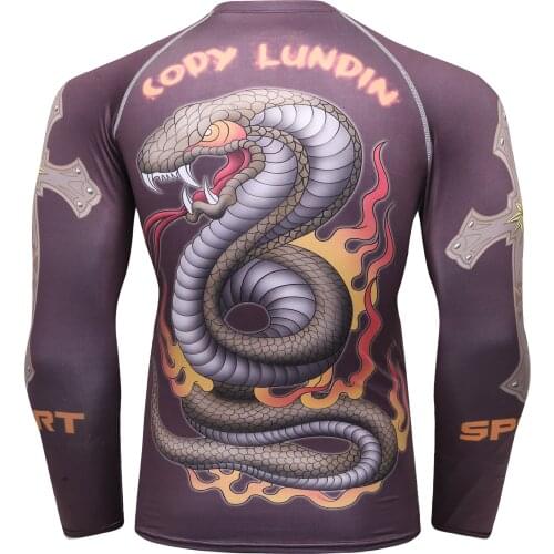 Hot Sale Long Sleeve O-neck Tshirt Men Rashguard High Elastic Compression Shirt Gym Tights Boy Tee Shirt