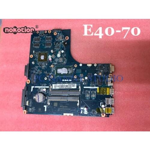 NOKOTION ZIWB2 ZIWB3 ZIWE1 LA-B091P Mainboard for Lenovo Ideapad E40-70 Intel Core i5-5200U 2GB Notebook motherboard Tested