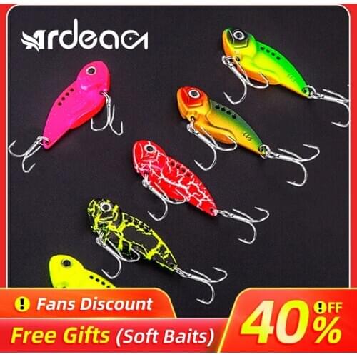 Ardea VIB 7/10/12/14g Rattling And VIB For Winter Vibrating Feed Bath Lure Crankbaits Rattlins Winter Fishing Tackle