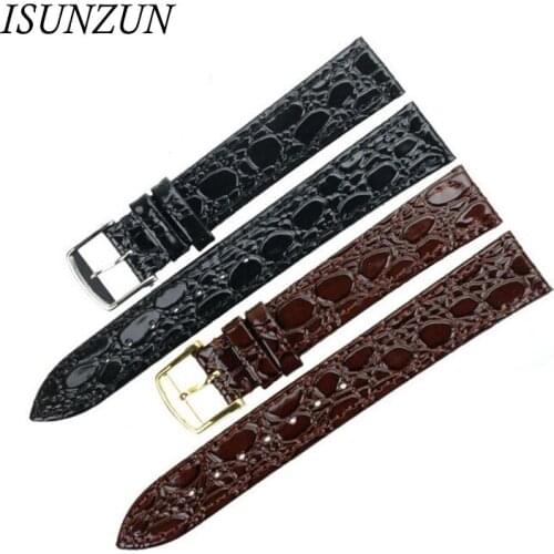 ISUNZUN Both Men And Women Watch Band For Longines Calfskin L4.708/L4.209 Watch Leather Watch Strap Free Shipping