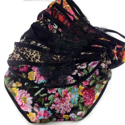 Sex appeal underwear sexy hollow-out net silk lace female type carries buttock underwear 6551