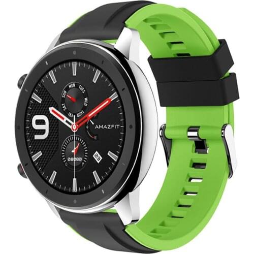 Silicone Strap For Xiaomi Huami Amazfit GTR 47MM Smart Watch Band Replaceable Bracelet Wirst For Amazfit Stratos 3 2 2S Pace
