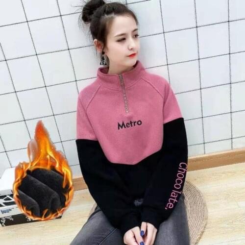 New Spring Autumn Sweatshirt Women Long Sleeve Soft Cotton Fabric Hoodies Fashion Letter-Embroidery Oversize Slim Fleece Coat