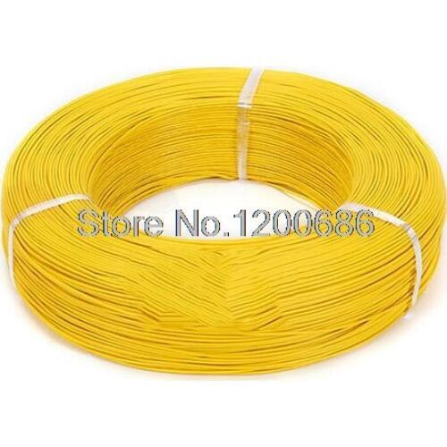 UL 1007 20AWG YELLOW 10 meters UL1007 20AWG electrical wire conductor 20awg 1007