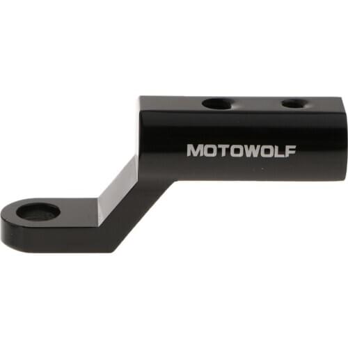 22mm Motorcycle Bike Mirror Mount Riser Extender Adapter Aluminum