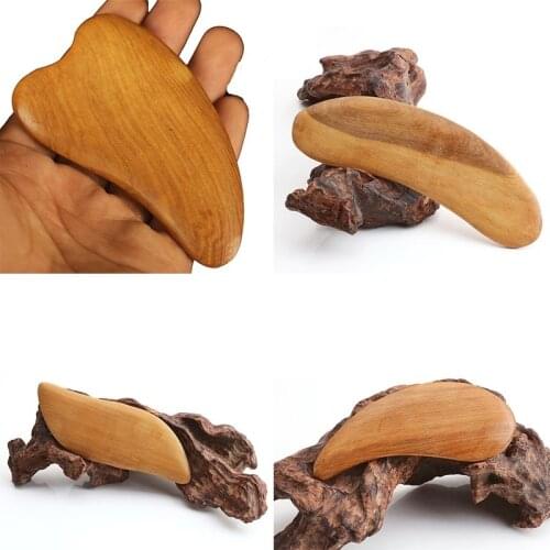 Wooden Gua Sha Board For Face Neck Back Massage Guasha Scraper For Chin Neck Face Lifting Wrinkle Remover Health Therapy