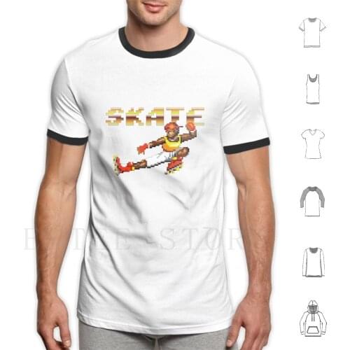 Eddie " Skate " Hunter From Streets Of Rage 2 T Shirt Diy Big Size 100% Cotton Streets Of Rage Streets Of Rage 2 Skate Eddie