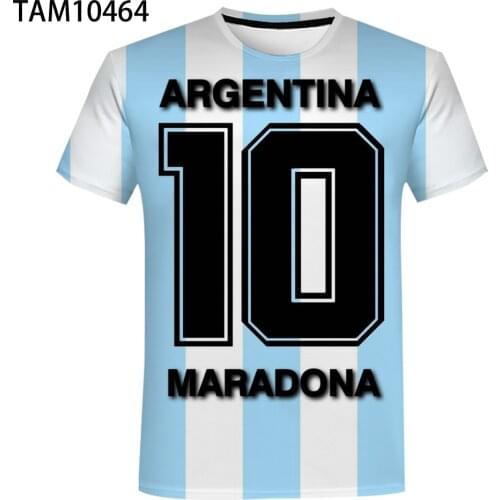 Maradona Youth Summer Short Sleeve T-Shirt 3D Printing mens Student Street Fashion Leisure Oversized childrens Personalized To