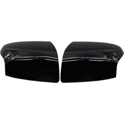 Glossy Black Car Rear View Mirror Cover Trim Side Wing Case for Ford Focus MK2 2005 2006 2007