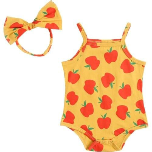 Summer Baby Clothes Newborn Set For Baby Cotton Sleeveless Summer Suit Toddler Girl Clothes Korean Fashion Babies Bodysuit 1pcs