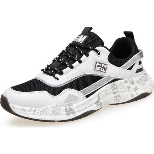 Brand New Mens Vulcanize Casual Shoes Sneakers Mens Breathable No-slip Men 2021 Male Air Mesh Lace Up Wear-resistant Ins Shoes